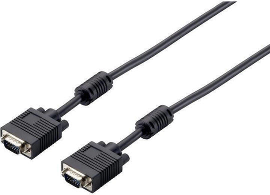 Equip Кабел VGA мъжки - VGA мъжки Черен 8м (118813)