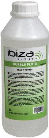Ibiza Sound Течност за дим машини Доставка на балончета Bubble Fluid 1lt BUBBLE1L