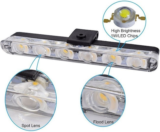 Set LED Nissan Note 12V 6W 100cm with Red Lighting 4pcs