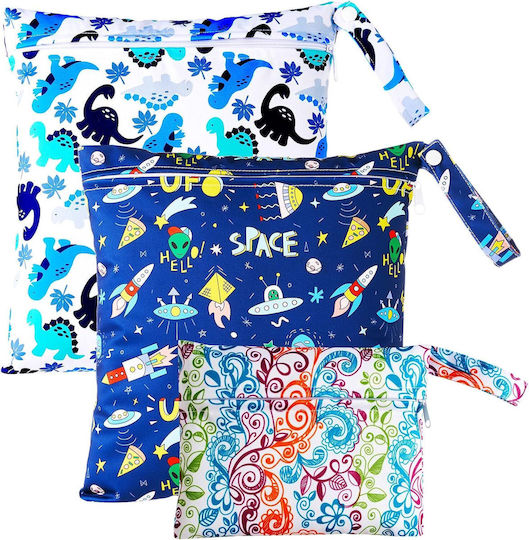 Wickeltasche-Wickeltasche Schulter/Hand Blau