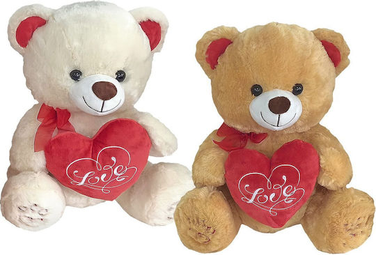 ToyMarkt Plush Bear with Heart Brown for 3+ years Years 40 cm