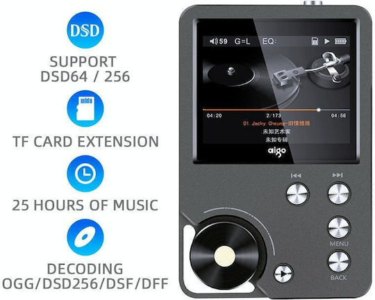 MP3 Player (64GB) cu ecran TFT Argintiu TBD0605093902A