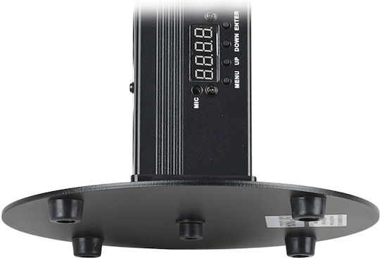 DNA MBP1 Base Vertical Operation Lighting Bar Round Steel Non-slip Feet 20x20x0.3 cm Floor Base for LED Bar DMX