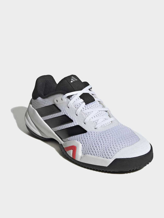 Barricade Kids Sports Shoes Tennis with Laces White