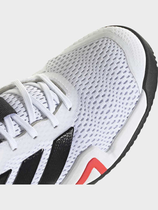 Barricade Kids Sports Shoes Tennis with Laces White