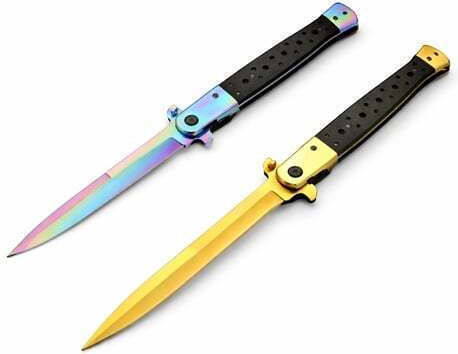 Stiletto Cuțit De Buzunar Multicolor Set 2 Buc