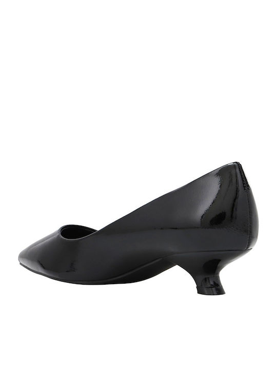 Pumps mit flachem Absatz Schwarz