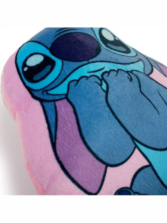 Disney Παιδικό Διακοσμητικό Μαξιλάρι Stitch Ροζ 14x15εκ.
