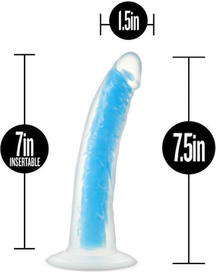Blush Glass Dildo With Suction Cup Pink