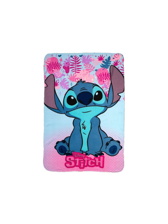 Dimcol Pătură Fleece Ice Blue, Pink 140x100cm