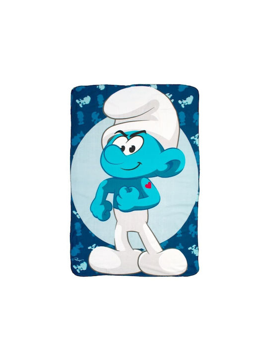 Peyo Κουβέρτα Fleece Blue 140x100εκ.