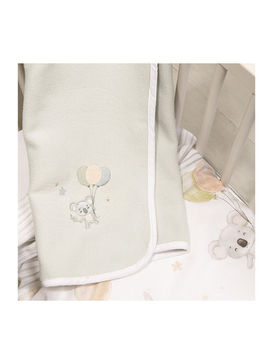 Nima Κουβέρτα Κούνιας Fleece Μπεζ 110x140εκ.