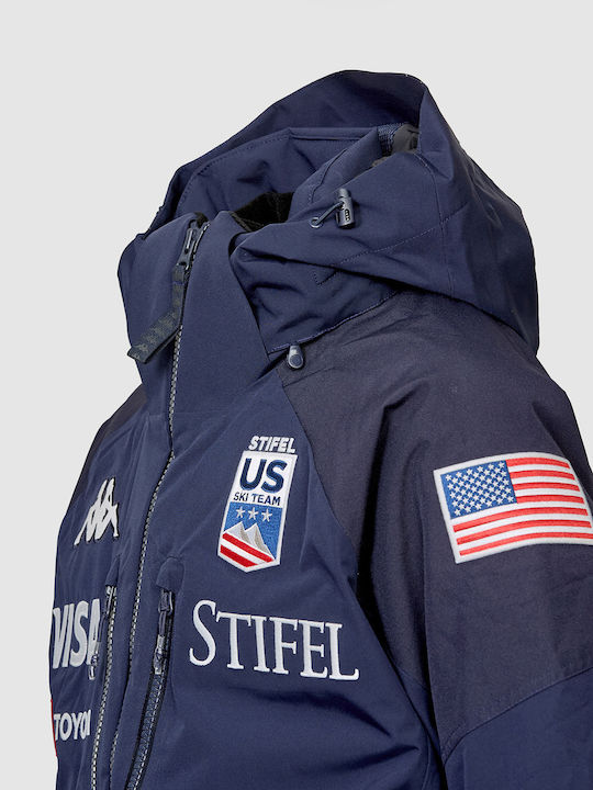 Kappa 6cento 602c 1656550015 Blue Men's Ski & Snowboard Jacket