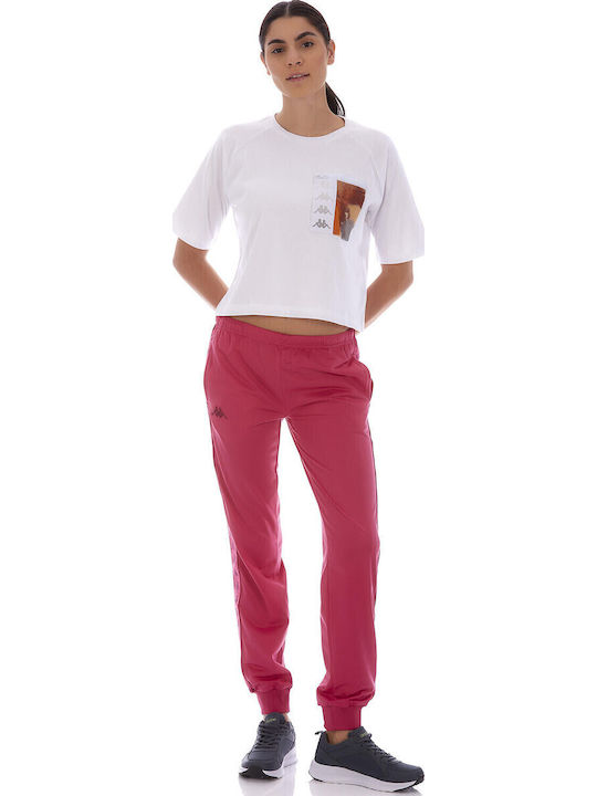 Grisha Γυναικείο Crop T-shirt Λευκο