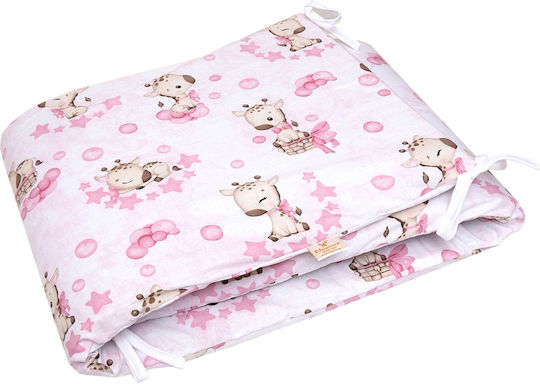 Viopros Crib Bumpers Classic Inside Pink 40x165cm
