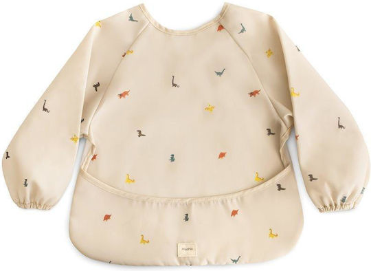 Mushie Coverall Fabric with Hoop & Loop Fastener, Pocket & Sleeves
