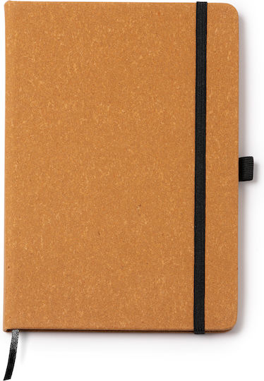 Notebook 100 Sheets A5 with Elastic Gray