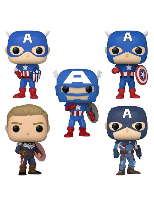 Funko Pop! Marvel: Captain America - Shield Bobble-Head Special Edition