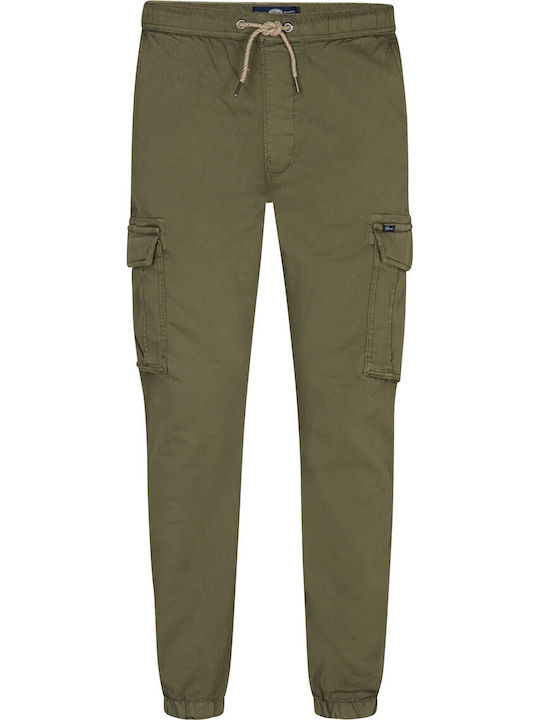 Trousers Cargo Elastic Olive