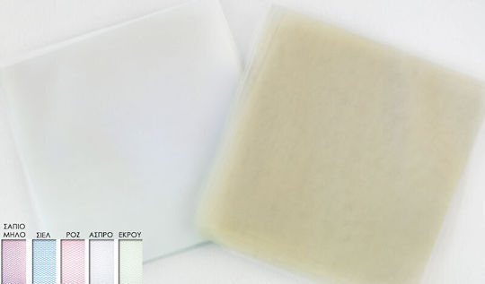 Τουλι Σκληρο Κολαρισμενο 25x25cm 0527211 Σαπιο Μηλο