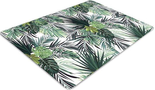 Pat Mat De Birou Model Protecție Podea Frunze Verzi 120x90 Cm