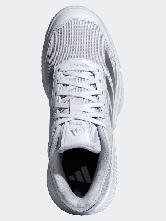adidas Courtquick Γυναικεία Παπούτσια Padel Λευκά