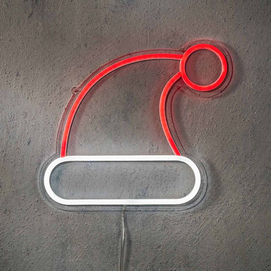 Luca Lighting Iluminată De Crăciun Plastică Figurină Înălțime 29.5cm.