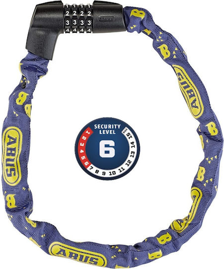 Abus Tresor 1385/75 Κλειδαριά Ποδηλάτου Κουλούρα Συνδυασμό Μπλέ