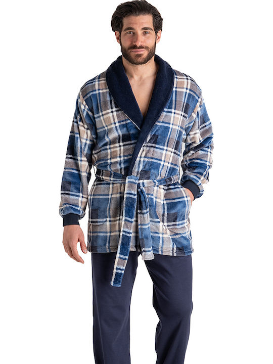 Rachel Winter Karo Herren-Robe Plaid