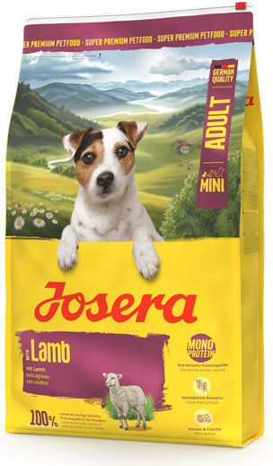 10kg Dry Food for Adult Small Breed Dogs with Lamb