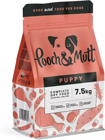 Pooch & Mutt Puppy 7.5kg Ξηρά Τροφή χωρίς Σιτηρά για Κουτάβια με Κοτόπουλο