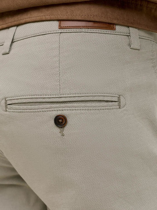 Hose Chino Elastisch in Schlanker Passform Vetiver