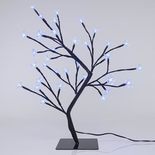Christmas Decorative Illuminated Cherry Tree Natural Appearance IP44 Electric Blue
