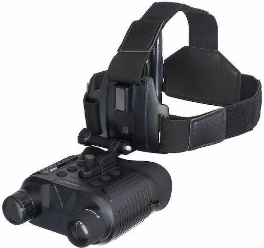 Levenhuk Halo 13x Helmet Binocular Digital Night Vision 1-8x Digital Zoom 30mm Aperture Infrared Illumination 7 Brightness Levels Night Detection Range Up To 350 Meters Ip54 Protection Black