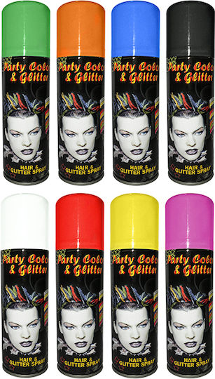 Party Color & Glitter Carnival Hair Spray 125ml Red