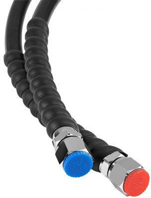 Vevor Hydraulic Steering Set 150 Hp Hydraulic Steering System for Marine Boat Steering Pump 6.9 Mpa 1000 Psi Double Lock Cylinder 6 M High Strength Hoses Use Single Station Single Engine