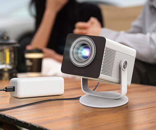 HP MC400 Projector LCD HD LED Lamp with Built-in Speakers White