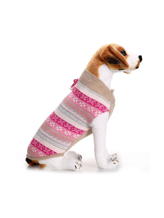 Pet Knitted Sweater Dog in Blue color XXL 22cm.