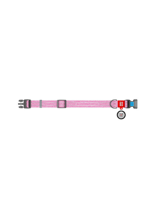 Περιλαίμιο Waudog Reflective Pink Fastex M 20mm X 28-40cm Smartid Περιλαίμιο Waudog Reflective Pink Fastex M 20mm X 28-40cm Smartid