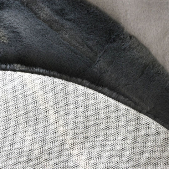 Ravelia Rutschfest Teppich Rechteckig Pelzige Gray