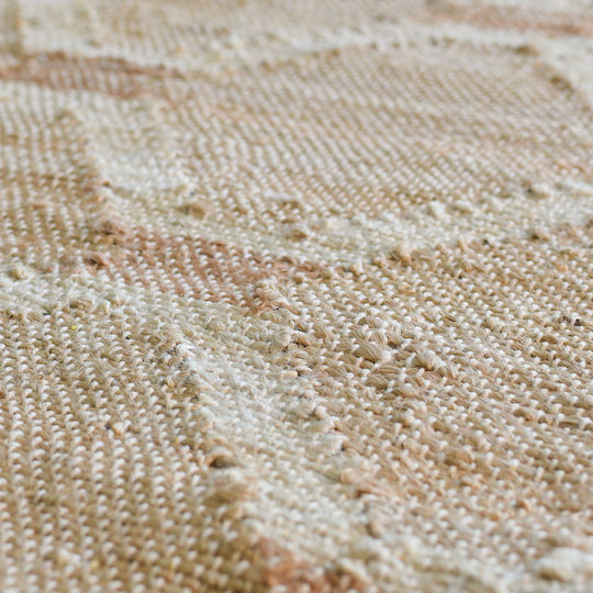 Ravelia Chainlink Χαλί Ορθογώνιο Καλοκαιρινό Ψάθινο Rust 140x200cm