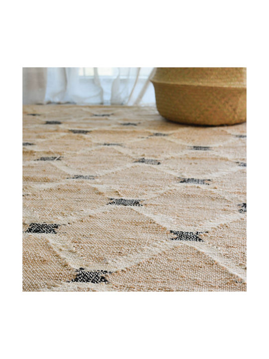 Ravelia Rug Rectangular Summer Wicker Black