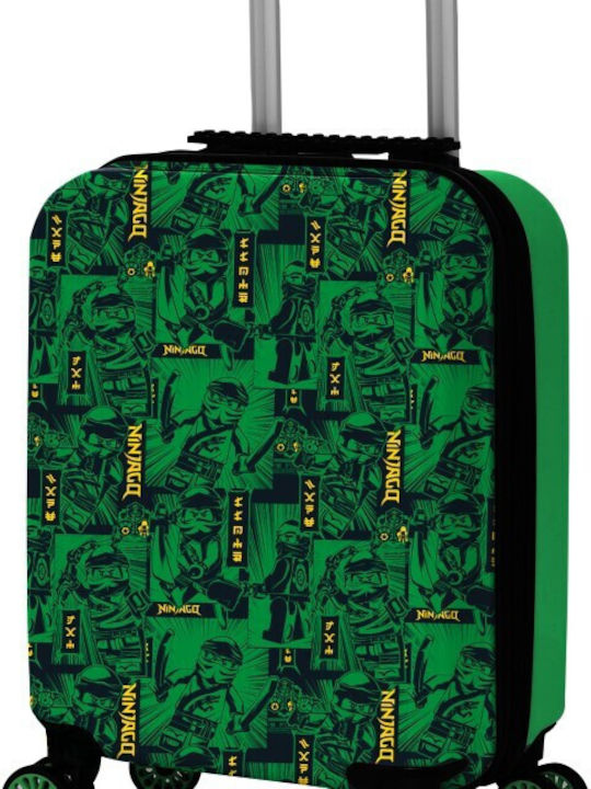 LEGO Ninjago Green Play Date Cabin Hard Suitcase Green With 4 Wheels Height 46cm