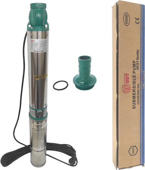 DDT Einphasige Tauchpumpe Quelle 1500W