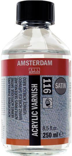 Royal Talens Amsterdam 116 Acrylic Satin Βερνίκι Ζωγραφικής 250ml 1τμχ