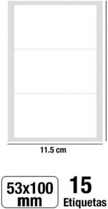 Madrid Papel Notebook Labels 15pcs