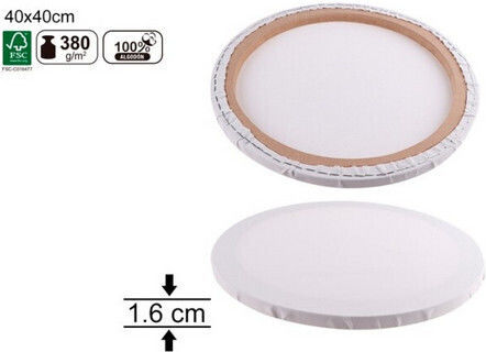 Artix Canvas White 40 cm.