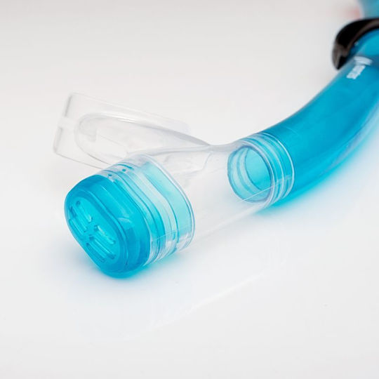 Martes Ozzos Silicone Diving Mask with Snorkel Blue