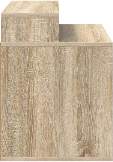 vidaXL Katzenbett Haus Sonomá 42,5 x 40 x 53,5 cm aus bearbeitetem Holz