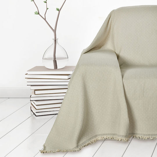 Whitegg Armchair Throw Chenille 180x180cm 1 Petrol Blue